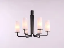 NEWPORT 35100 35106/C , Люстра, Black+gold Matt glass D64*H51/150 cm E14 6*40W