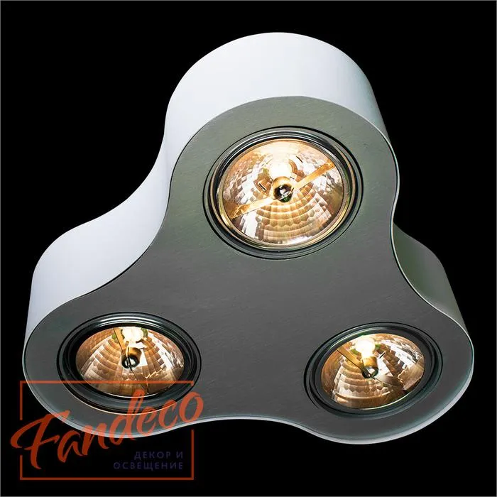 Точечный встраиваемый светильник Arte Lamp CLIFF A5643PL-3WH | Дом Декора